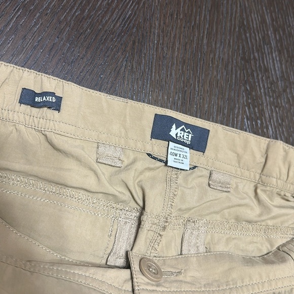 REI Sahara Roll-Up Cargo Woodland Tawny Pants Men's‎ UPF50+ Lightweight, W40 L32 - Picture 6 of 15